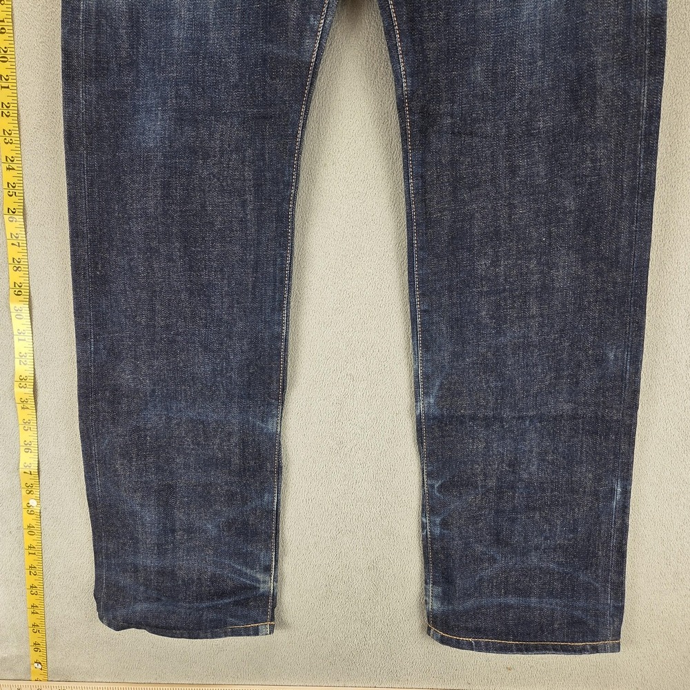 Edwin Jeans Mens 31x32 Blue Selvedge 865B Nashville Button Fly Honeycomb - Picture 11 of 16